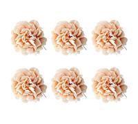 BAUFAS 6 Candele Profumate a Forma di Fiore, Candele di Soia e Garofano, Per Meditazione e Sollievo dallo Stress