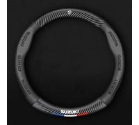 BAUFAS Auto Coprivolante per Suzuki Jimny 2018-2023,Microfibra Pelle coprivolante Traspirante Antiscivolo Impermeabile Durevole Resistente Accessori Auto lnterno Parti per Auto Decorazione,Black