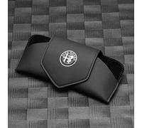 BAUFAS Custodia Occhiali da Auto, per Alfa Romeo 164 155 145 146 Sportiva 4C OAuto Scomparto per Carte di Credito Porta Occhiali da Sole Accessori Auto Interni,A