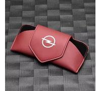BAUFAS Custodia Occhiali da Auto, per Opel Adam Ampera Antara Astra Cascada Combo Corsa Crossland Grandland OAuto Scomparto per Carte di Credito Porta Occhiali da Sole Accessori Auto Interni,C
