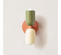 BAUFAS Lampada da parete da comodino for camera da letto a doppia testa nordica E26 (Color : Cold light, Size : B)