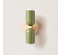 BAUFAS Lampada da parete da comodino for camera da letto a doppia testa nordica E26 (Color : Warm light, Size : M)