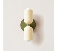 BAUFAS Lampada da parete da comodino for camera da letto a doppia testa nordica E26 (Color : Warm light, Size : L)