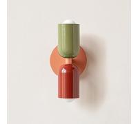 BAUFAS Lampada da parete da comodino for camera da letto a doppia testa nordica E26 (Color : Warm light, Size : A)