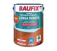 BAUFIX Decorazione a lungo termine in mogano lucido, 5 litri, smalto per legno, per interni ed esterni