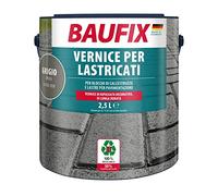 Baufix Pietra per pavimentazione, colore grigio, opaco, 2,5 litri, vernice per calcestruzzo e pavimento, con buona adesione, per lastre di pavimentazione, lunga protezione dalle intemperie