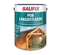 Baufix Pur, smalto a lungo termine, in noce lucido, 5 litri, per legno, per interni ed esterni, particolarmente resistente, per tutti i tipi di legno, resistente alle intemperie