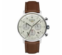 Bauhaus dessau orologio Uomo Analogico Solare con cinturino in Pelle di vitello 2086-5
