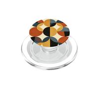 Bauhaus - Design geometrico moderno con cerchi astratti metà secolo PopSockets PopGrip per MagSafe