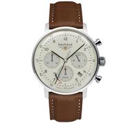 Bauhaus dessau orologio Uomo Analogico Solare con cinturino in Pelle di vitello 2086-5