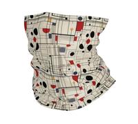 Bauhaus Lines Printed Ghetta da Collo Traspirante Fascia per Capelli Multiuso Sciarpa A Mezza Faccia per Adulto Motocicletta Unisex Bandana