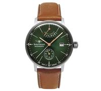 Bauhaus Orologio automatico da uomo serie Dessau 5 ATM con cinturino in pelle 2060-4