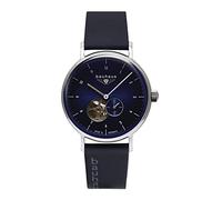 Bauhaus Orologio da uomo automatico 2166 con cuore aperto e cinturino in pelle