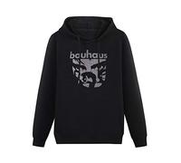 Bauhaus Peter Murphy English Punk Band Retro Printed Hoodies Long Sleeve Pullover Loose Hoody Sweatershirt M
