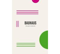 BAUHAUS Pink & Green Graph Paper Notebook