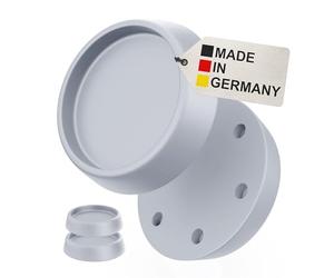 BAUHELD 4 ammortizzatori per lavatrice e asciugatrice [Made in Germany] - Piedini antivibrazioni in gomma - Ammortizzatore di vibrazione compatibile con Bosch, Siemens, AEG - Base antiscivolo in