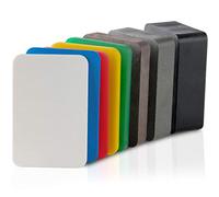 BAUHELD® Piastre universali 60 x 40 mm [40/80/160 pezzi] - Piastrine in plastica multicolore [Made in Germany] - Distanziatori cunei nelle taglie: 1,5, 2, 3, 4, 5, 10, 15, 20 mm