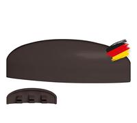 BAUHELD® Tappi per fessure d'acqua per finestre, 30 - 35 mm [30 pezzi] - Copertura in plastica ASA resistente [Made in Germany] - per raccogliere la condensa sul telaio della finestra - RAL 8019