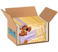 BauIi Biancori, Barrette Biancorì Snack di Cioccolato Bianco con Riso Croccante 110g (2025) [BOX con 8 Confezioni]