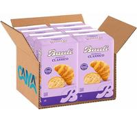 BauIi Croissant Classico, Cornetto di Pasta Sfoglia Vuoto, Confezione con 6 Cornetti Incartati, 240g [BOX con 8 Confezioni]