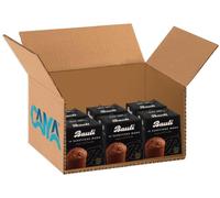 BauIi Mini Panettone Moro con Gocce di Cioccolato 90g [Caiya Box da 6 Panettoncini]