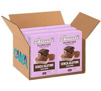 BauIi Plumcake con Cioccolato Senza Glutine (Gluten Free) 4 Monoporzioni 132g [BOX da 6 Confezioni]