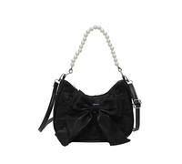 BAUIOREAD 1 borsa a mano da donna, piccola, da donna, per tutti i giorni, casual, Nero