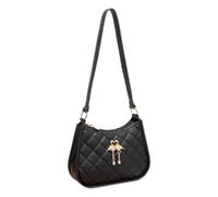 BAUIOREAD 1 borsa a mano da donna, piccola, da donna, per tutti i giorni, casual, Nero