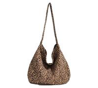 BAUIOREAD 1 borsa con stampa leopardata, borsa jacquard, borsa con stampa leopardata, pochette con stampa leopardata, borsa da donna con stampa leopardata, portafoglio con stampa leopardata, borsa da