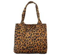 BAUIOREAD Borsa hobo con stampa leopardata, grande capacità, da donna, leggera e resistente, perfetta per lavoro/viaggi, elegante borsa a tracolla per l'uso quotidiano, Stampa leopardata, S