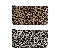BAUIOREAD Borsa per il trucco con stampa leopardata, piccola borsa per il trucco per borsa, borsa con stampa leopardata, borse per cosmetici, portamonete e sacchetti da donna