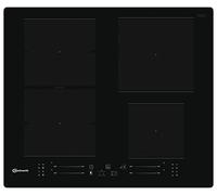 Bauknecht BS 3960F AL Piano cottura a induzione/60 cm/Flexi Space - Zone di cottura flessibili/Active Heat - Cucina professionale/My Menu - 4 funzioni automatiche/Facile da usare