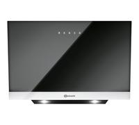 Bauknecht RBHVP 83 LM K Cappa aspirante (80 cm)/ scarico e ricircolo/cappa aspirante senza testa/controllo touch/potente motore ventola, 3 livelli di potenza, con livello intensivo