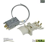 Bauknecht Whirlpool Thermostat Umbausatz K59-S1892 Ranco Kühlschrank 48400000856