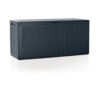 Baul de Jardin 280 litri prosperplast lookox plastica in antracite 116 x 43,3 x 55 cm