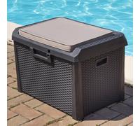 Baule 75x50x50 cassapanca multiuso Santorini Plus Compact resina