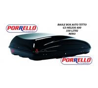 BAULE BOX AUTO PORTATUTTO DA TETTO PORTAVALIGE HELIOS 400 G3 330 LT