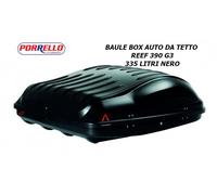 BOX AUTO G3 REEF 390 NERO OPACO BAULE PORTATUTTO PORTABAGAGLI PORTAPACCHI