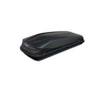BAULE BOX DA TETTO AUTO GEV CARBOX EASYBLACK NERO OPACO 430 LT