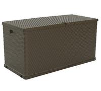 BAULE CASSAPANCA CONTENITORE MULTIUSO GARDEN IN RESINA RATTAN L 120xP57xH63 MARR