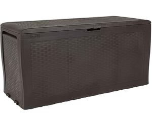 Baule Cassapanca da Esterno 116,4x44,7x57 cm in Resina Keter Samoa Marrone