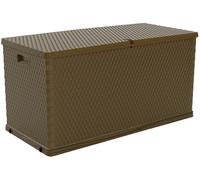 Baule cassapanca multiuso Garden Rattan resina 120x57x63 cm