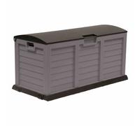Baule Cuscini Gigante Sitzbox 141,5x61,5x68 Grigio Box Deposito Giardino Patio