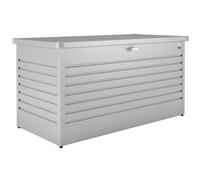 Baule da esterno Biohort 159x79x83 cm argento metallizzato Argento metallico