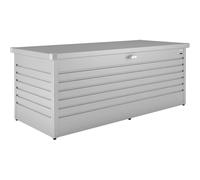 Baule da esterno Biohort 181x79x71 cm argento metallizzato Argento-metallizzato