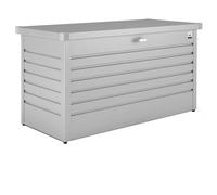Baule da esterno Biohort 71x134x62 cm argento metallizzato Argento-metallizzato