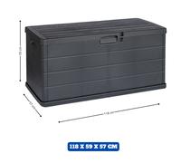 baule da esterno giardino cassapanca contenitore panca cassone porta attrezzi