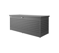 BAULE DA ESTERNO IMPERMEABILE BIOHORT "FREIZEITBOX 200" IN ACCIAIO ZINCATO GR...