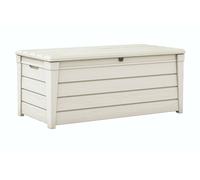 Baule da Esterno Keter Brightwood 145x69,7x60,3 cm in Resina Bianco