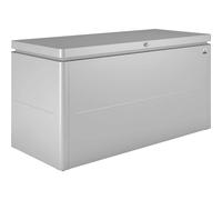 Baule da esterno LoungeBox Biohort 160x70 cm argento metallizzato Argento-metallizzato